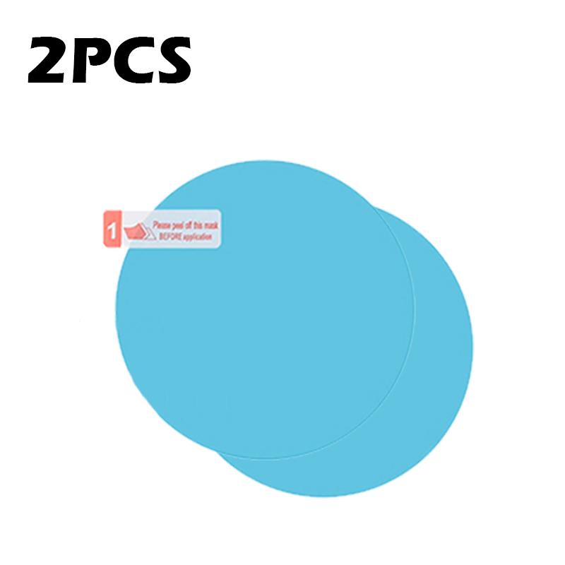 

1 пара автомобильных наклеек на зеркало заднего вида, круглая непромокаемая противотуманная водостойкая нано-пленка, наклейки для безопасности вождения, авто внешний аксессуар
