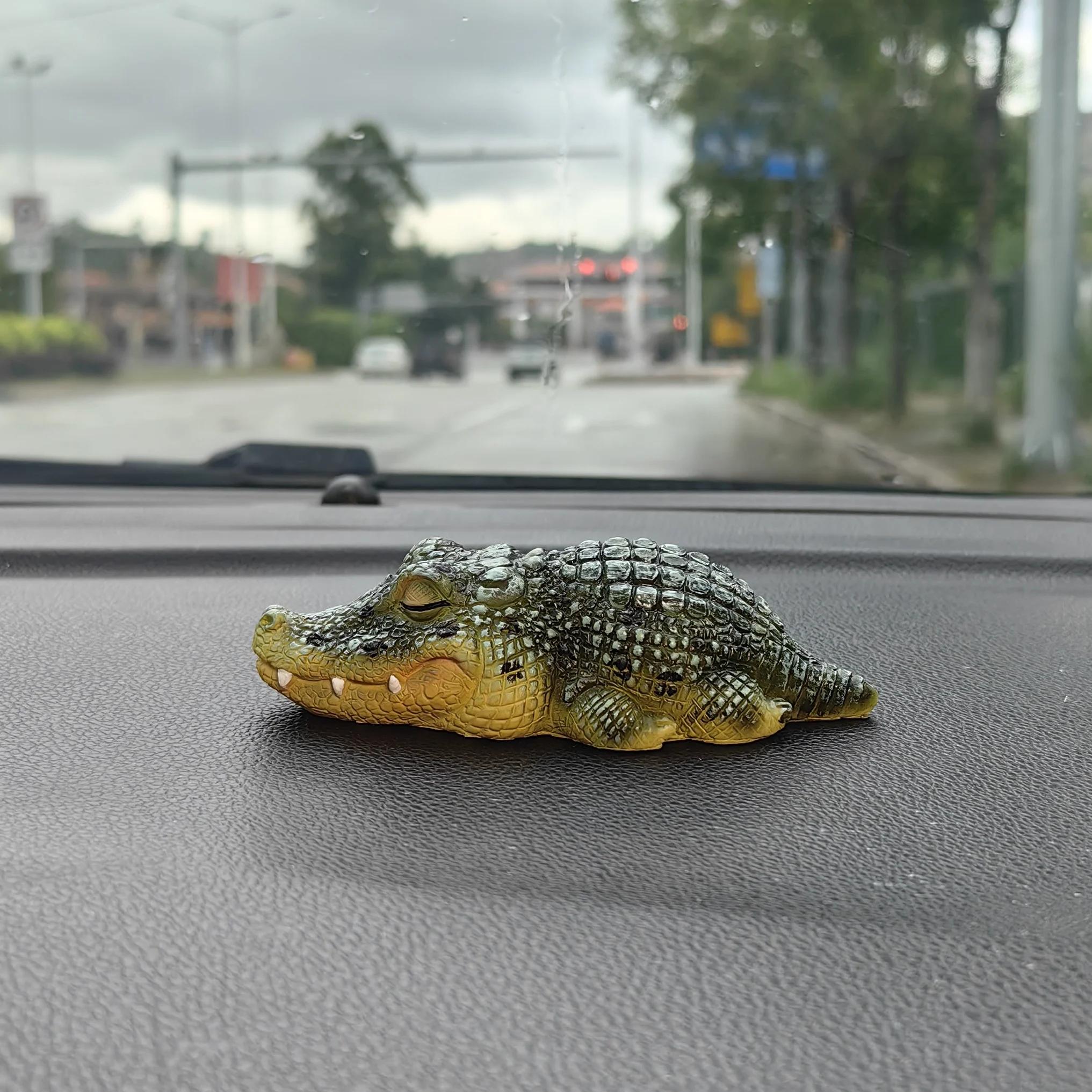 

Аксессуары для салона центральной консоли автомобиля, украшения для рабочего стола ручной работы, товары для украшения автомобиля в виде мультяшных животных коричневый