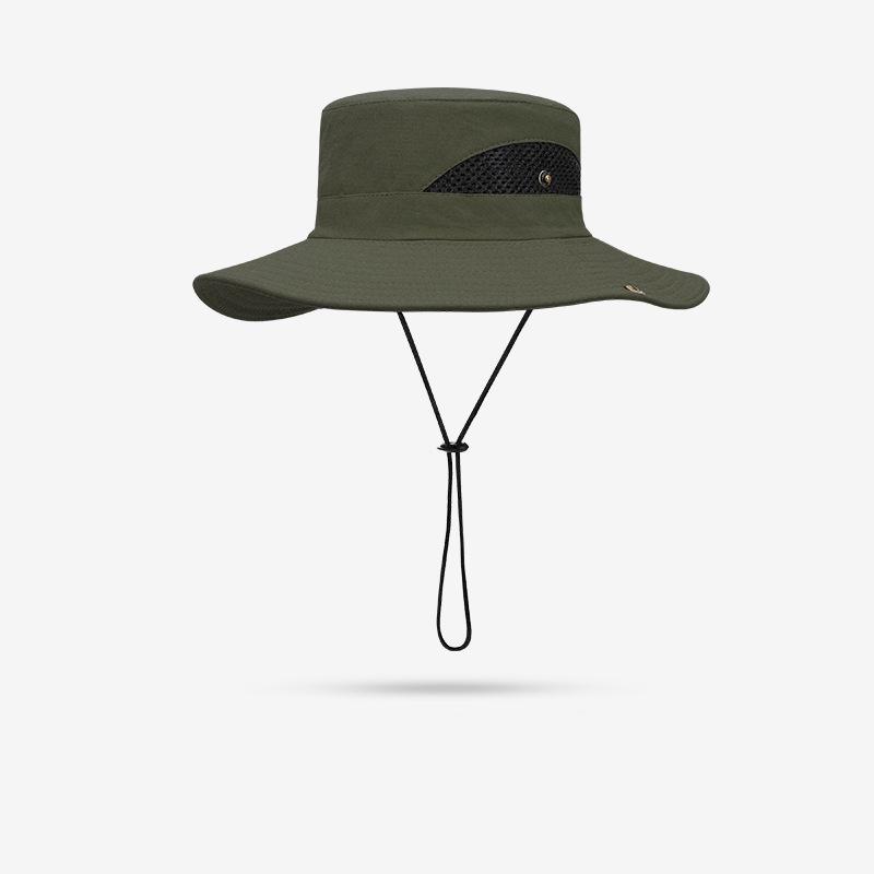 Summer Outdoor Men's and Women's Sunscreen Breathable Fisherman's Hat Fishing Sunshade Mountaineering Big Eaves Hat