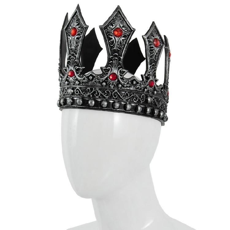 King Crown Headwear for Weddings and Masquerades Adjustable Cownpiece Antique Tiaras for Stage Performances