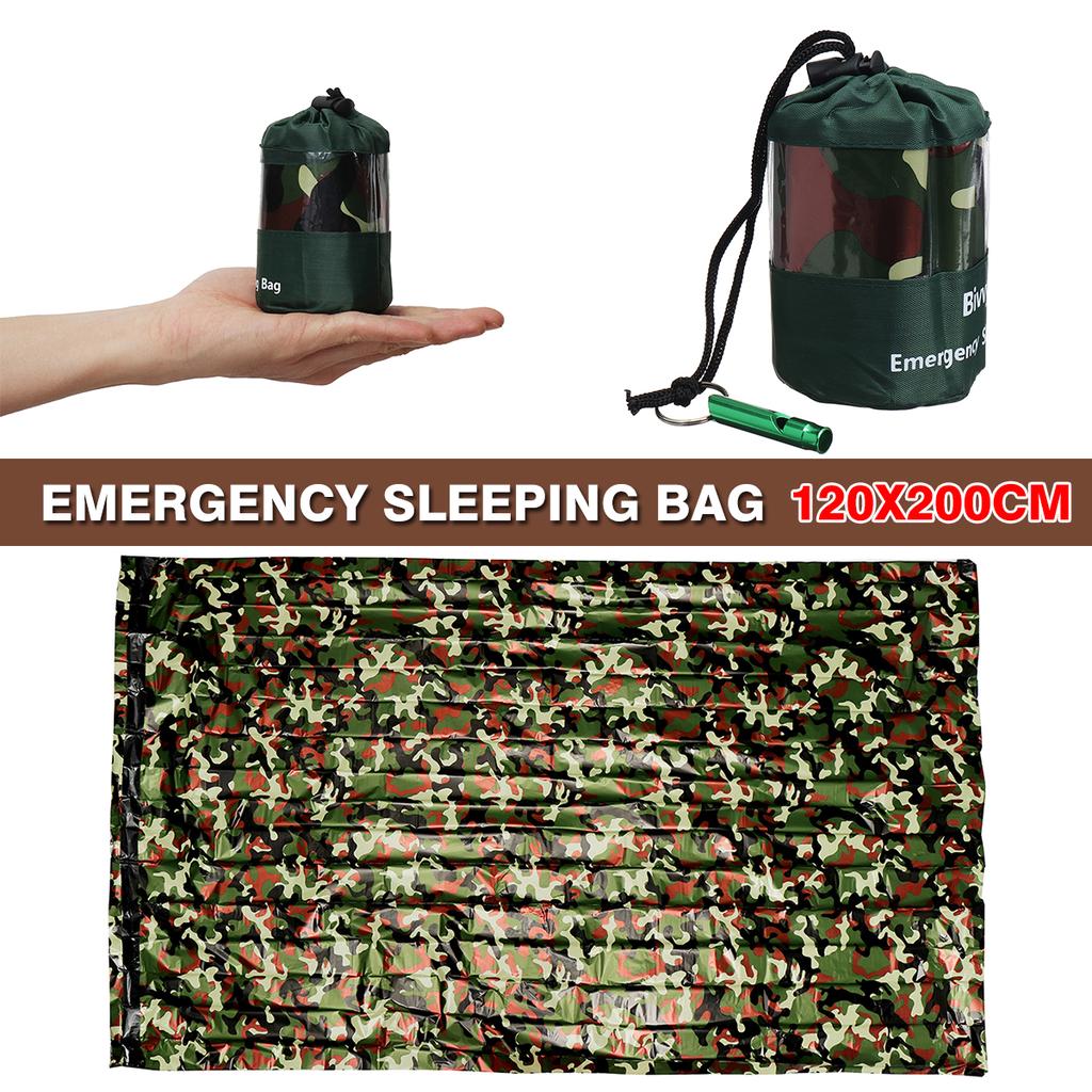 Buy 120x200cm Reusable Waterproof Emergency Sleeping Bag Rescue Blanket