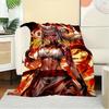 1pc Flannel Throw Blanket, Fantasy Character,Mythical Creature,Ethereal BeautyPattern Printed Blanket, Warm Cozy Soft Blanket For Couch Bed
