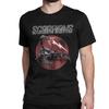 Unisex Women Printed Tshirt Heavy Metal Scorpions Cotton Tees Short Sleeve Hard Rock Band T Shirt Round Collar Clothes Graphic