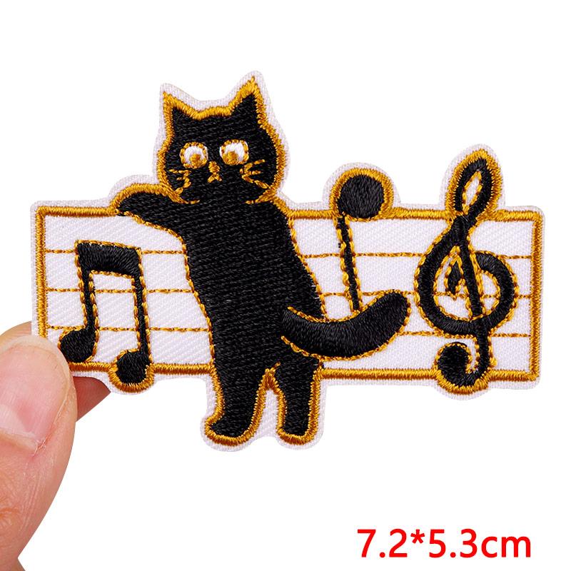 Cartoon Animal Emnroidery Sew Patch Cat Frog Embroidered Patch Iron On Patches For Clothing Hats Backpack Jeans Sew Bagdes DIY
