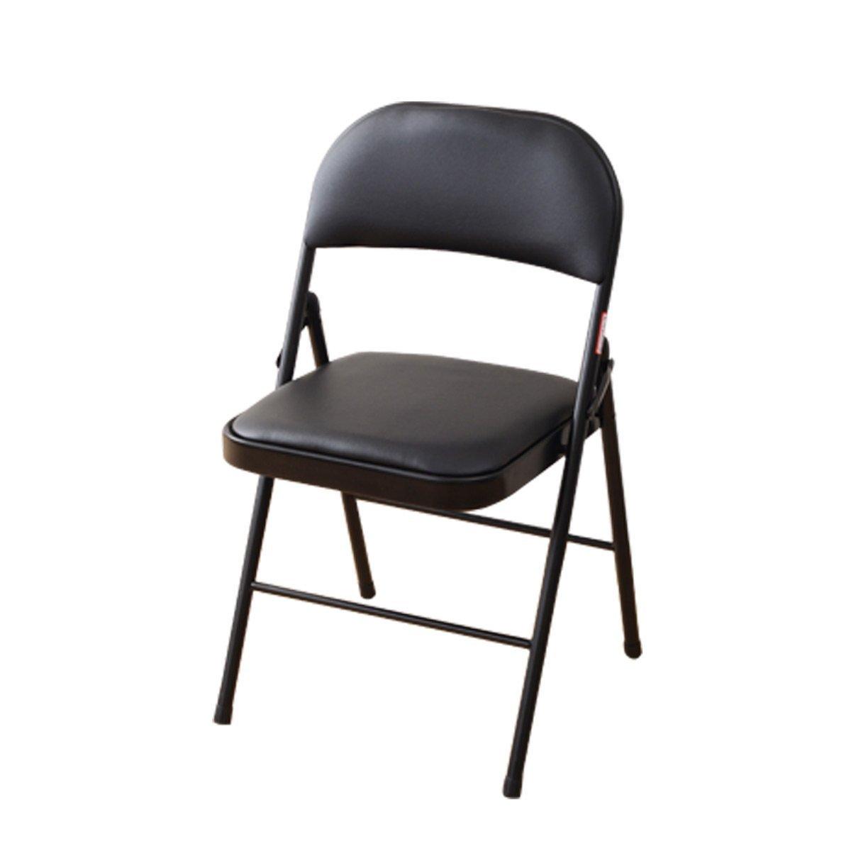 

YAMAZEN Folding Chair, Black, YMC-22 (BK/BK)