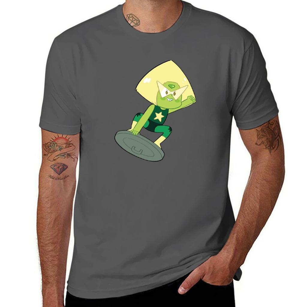 Tiny Peridot Tshirt No Iron Casual Short Sleeve Top