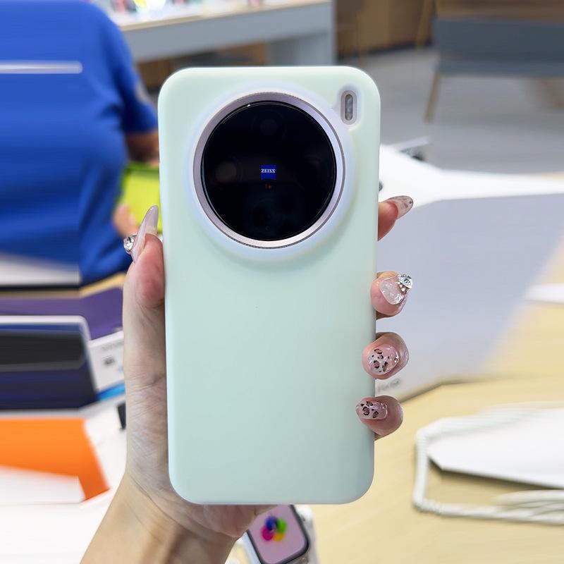Applicable To Vivox111 Mobile Phone Case, Liquid Silicone X111x111promini Protective Case, Solid Color Anti-drop X