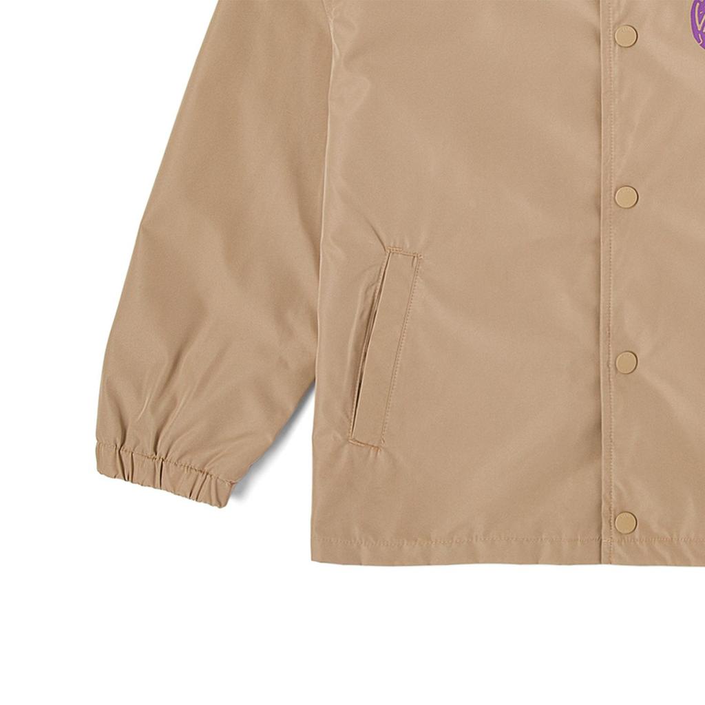 Vans Jacket With Logo Print And Single-Breasted Comfortable Loose Fit Kids Jackets Brown VN000KJ34MG