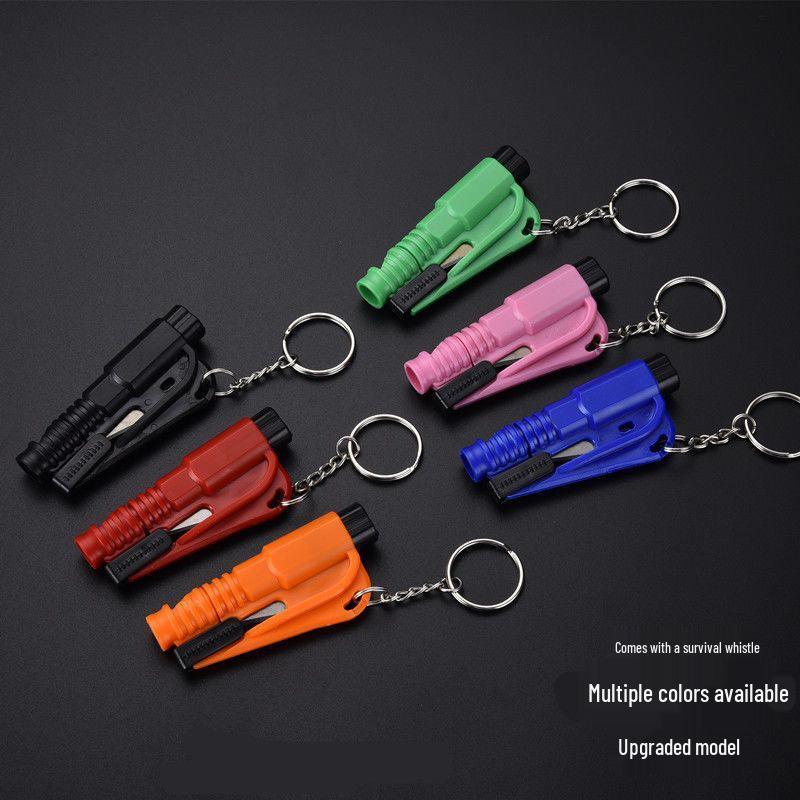 3-in-1 Car Safety Hammer: Mini Window Breaker, Emergency Escape Tool, Life-Saving Multi-Functional Device