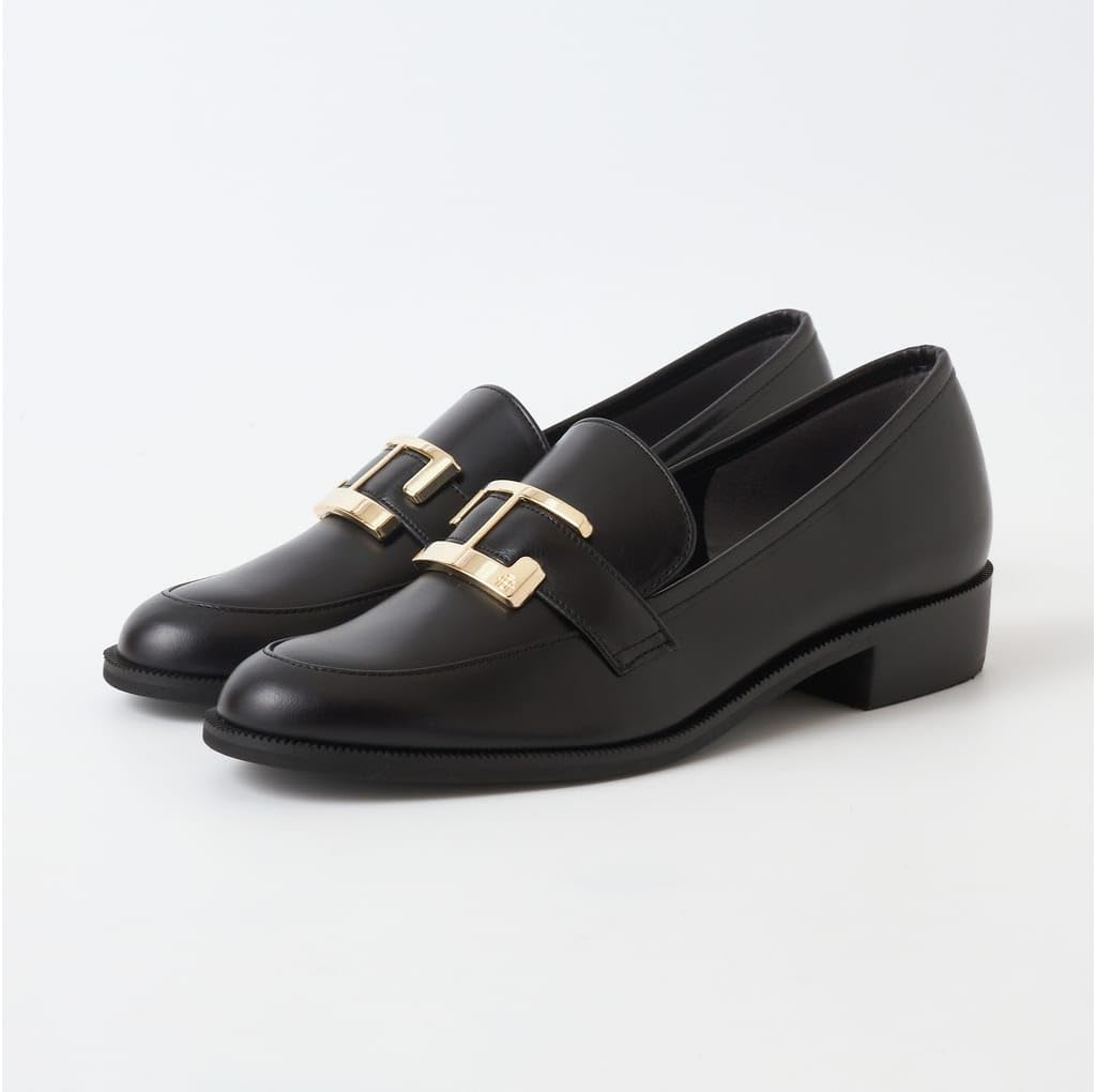 Diana Made in Size 136025600015 Low-Heel Flats, Japan, Black, 25.5cm,