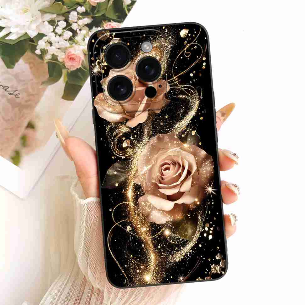 For iPhone 16 Pro 6.3" A3293 A3083 Case Cartoon Simplicity Soft Silicone Back Cover For iPhone 16 PRO A3292 A3294 Phone Cases