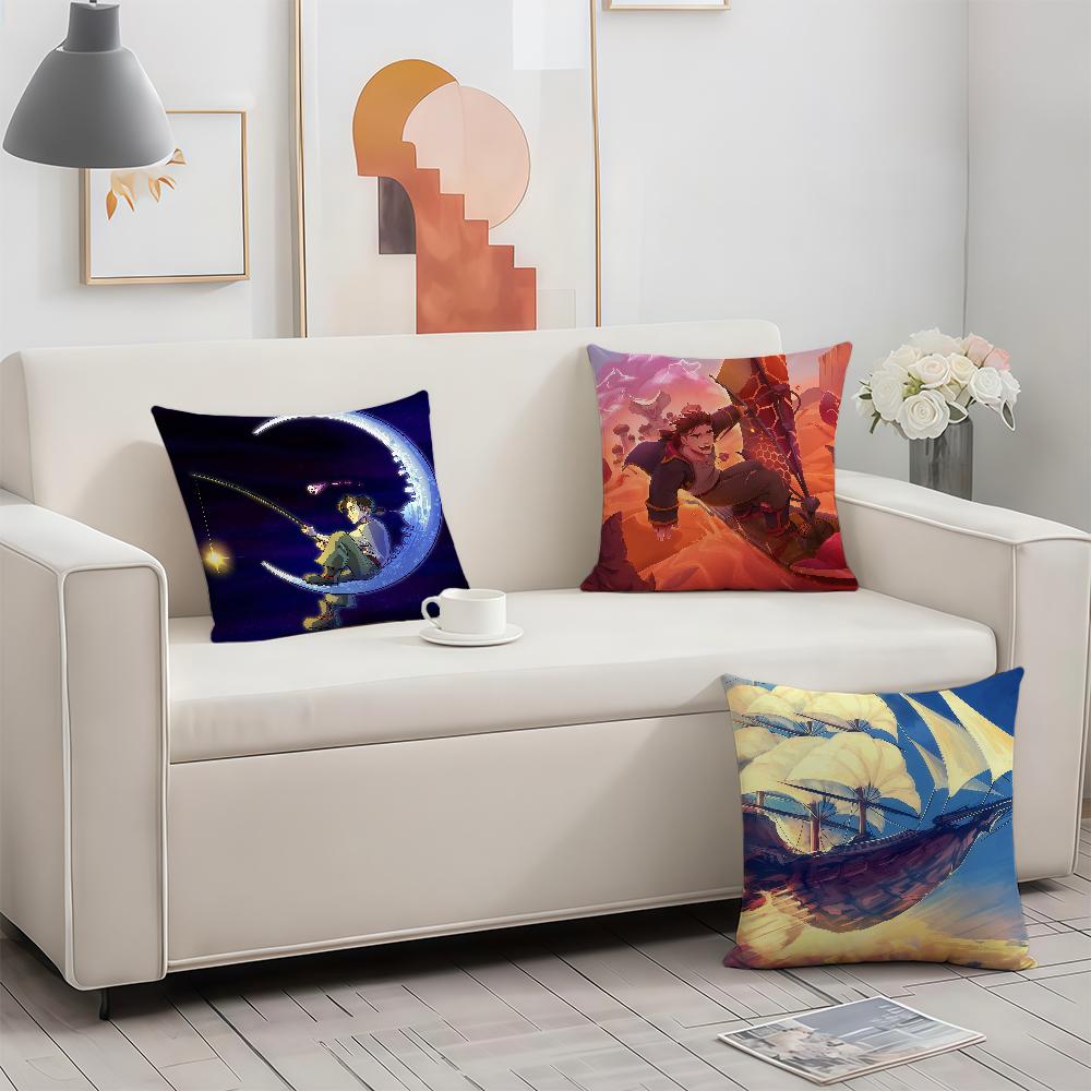 Cartoon TTreasure PPlanet DSN cushion cover Birthday Anniversary Gifts Double Sided Printed Zipper Cushion Cover