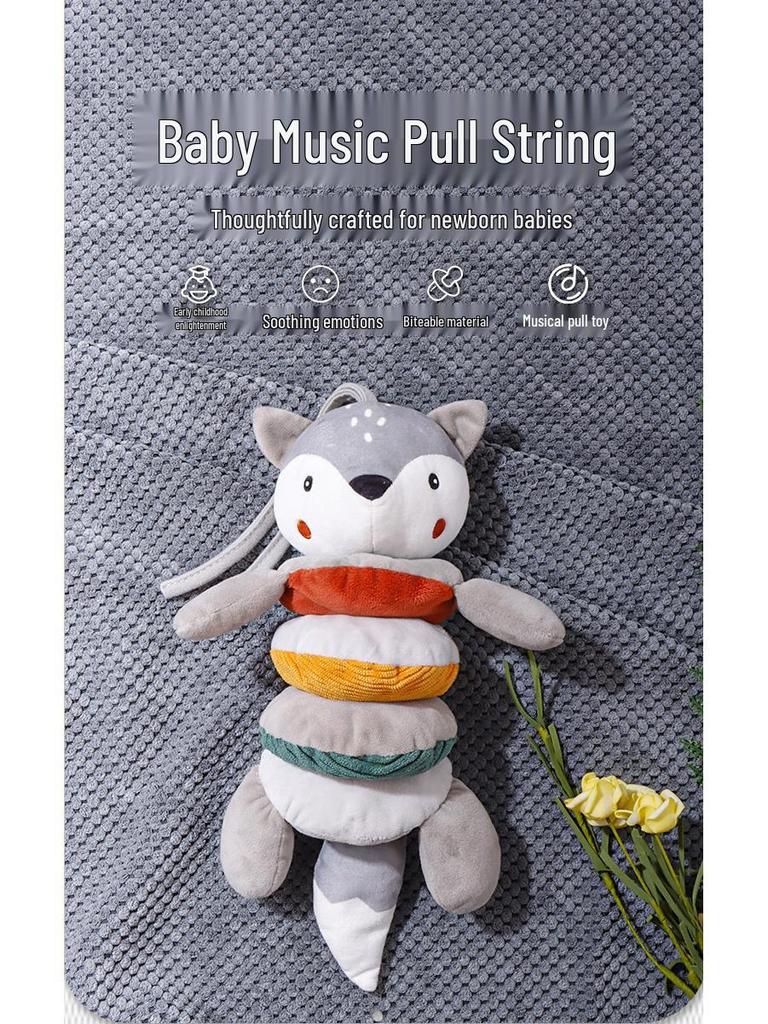 Aipinqi Baby Musical Plush Rattle Toy for Crib & Car