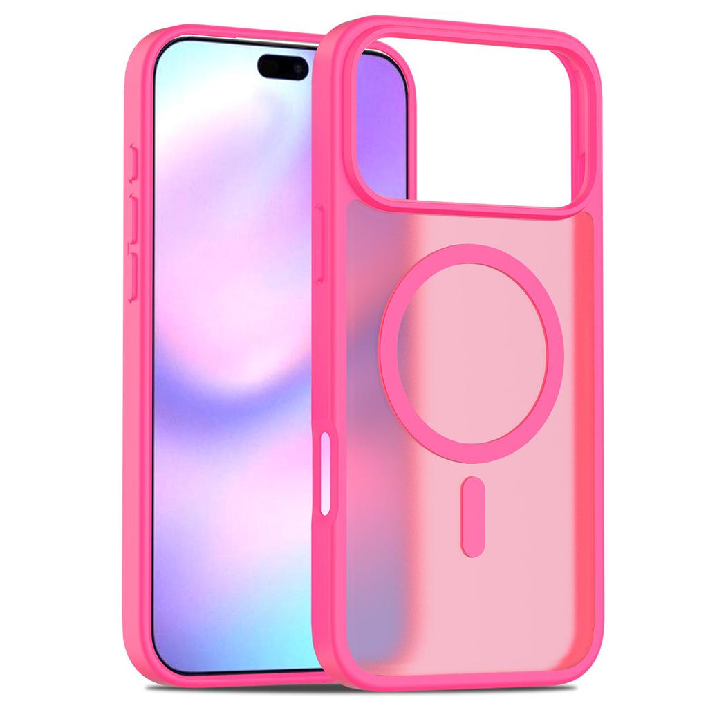 Magnetic Sandblasted Texture Dual-Function Case for iPhone 17 Drop-Proof Apple iPhone 16 Pro Max Protective Cover
