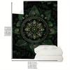 Floral Plush Blanket, Soft and Comfortable Polyester Nap Blanket for Sofa, Bed, Travel, Birthday and Anniversary