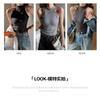 Round Neck Sleeveless Sexy Spring and Summer Camisole Tops for Women