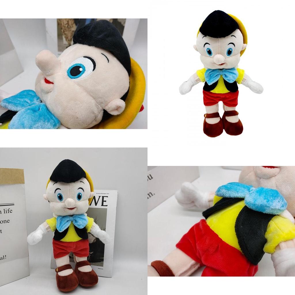 Peluche Disney Pinocchio 35 cm Morbida Bambola Imbottita per Bambini Regalo di Compleanno