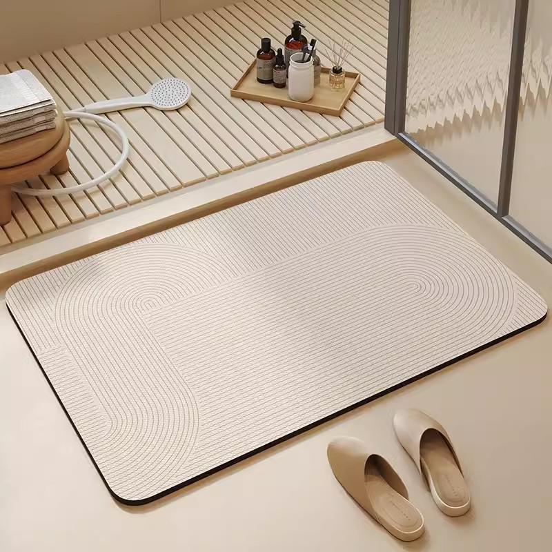 Diatomaceous Earth Quick-drying Anti-slip Water Absorbent Bathroom Door Mat