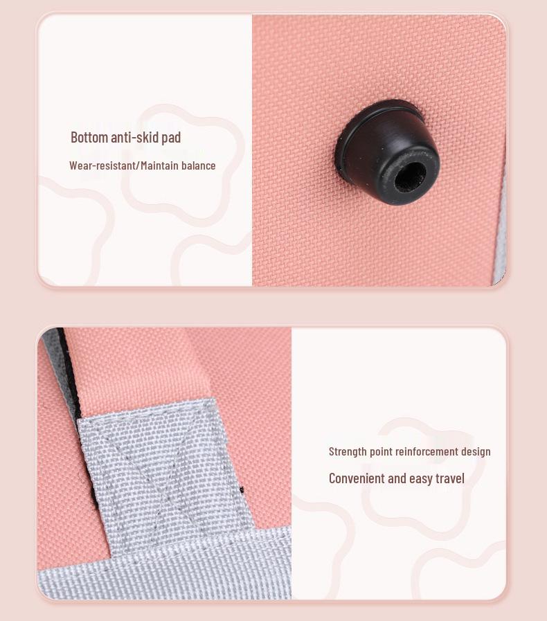 Large Capacity Breathable & Foldable Pet Backpack for Cats & Dogs