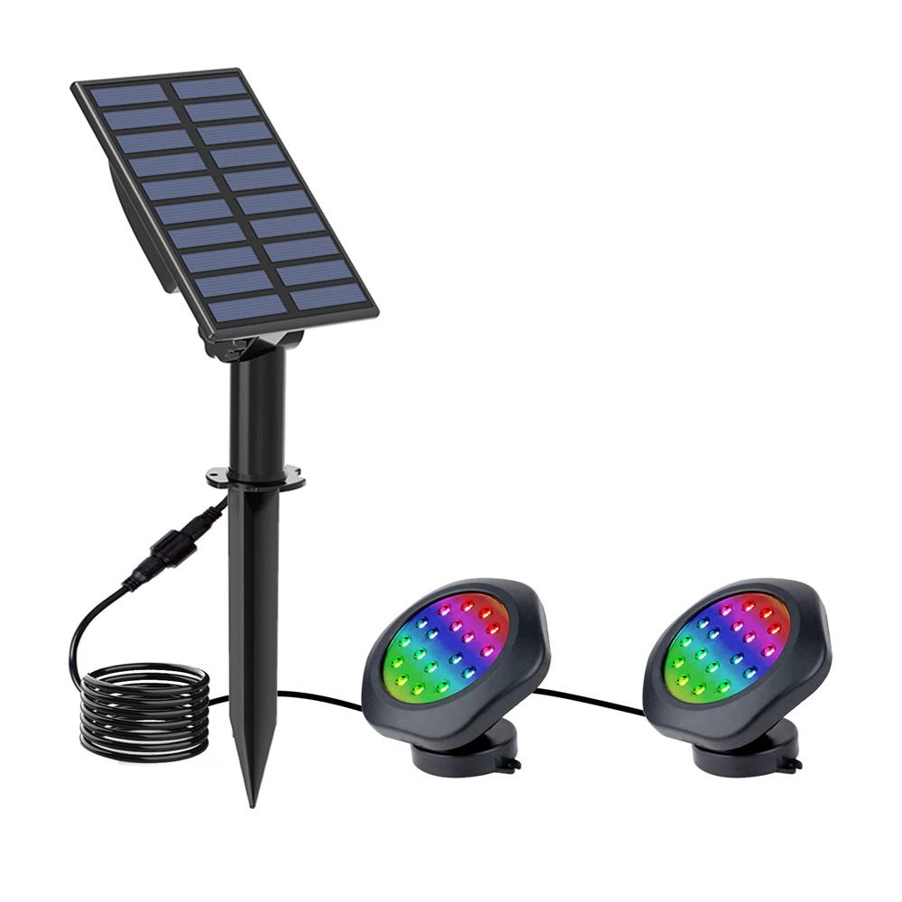 

Диммируемый светодиодный подводный светильник на солнечной батарее, водонепроницаемый IP68, ландшафтная лампа, погружной светильник для аквариума, сада