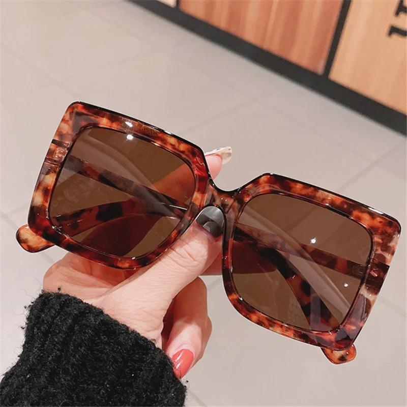 Ochelari de Soare Pătrați Femei Marcă de Lux Designer Vară Roz Ochelari de Soare Feminin Supradimensionați Goggels Nuanțe UV400 lentes mujer