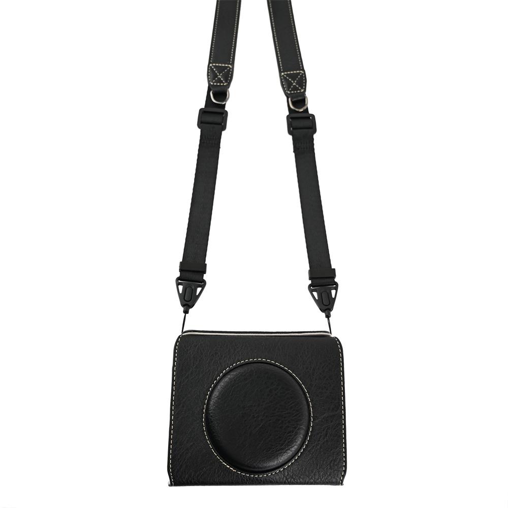 Étui en Cuir PU pour Appareil Photo Leica Sofort 2 Sac de Rangement Coque Dure de Protection Avec Bandoulière