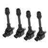 4pcs Car Ignition Coil 22448‑6N015 ABS Replacement for Nissan Sentra 1.8L L4 2002‑2006