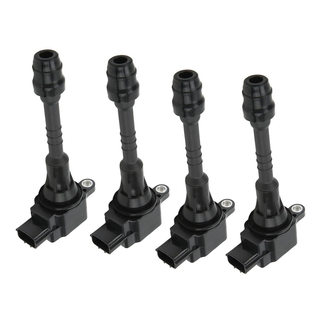 4pcs Car Ignition Coil 22448‑6N015 ABS Replacement for Nissan Sentra 1.8L L4 2002‑2006