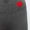 Legging fourré myrta avec coeur brodé rouge Femme CHANTAL THOMASS