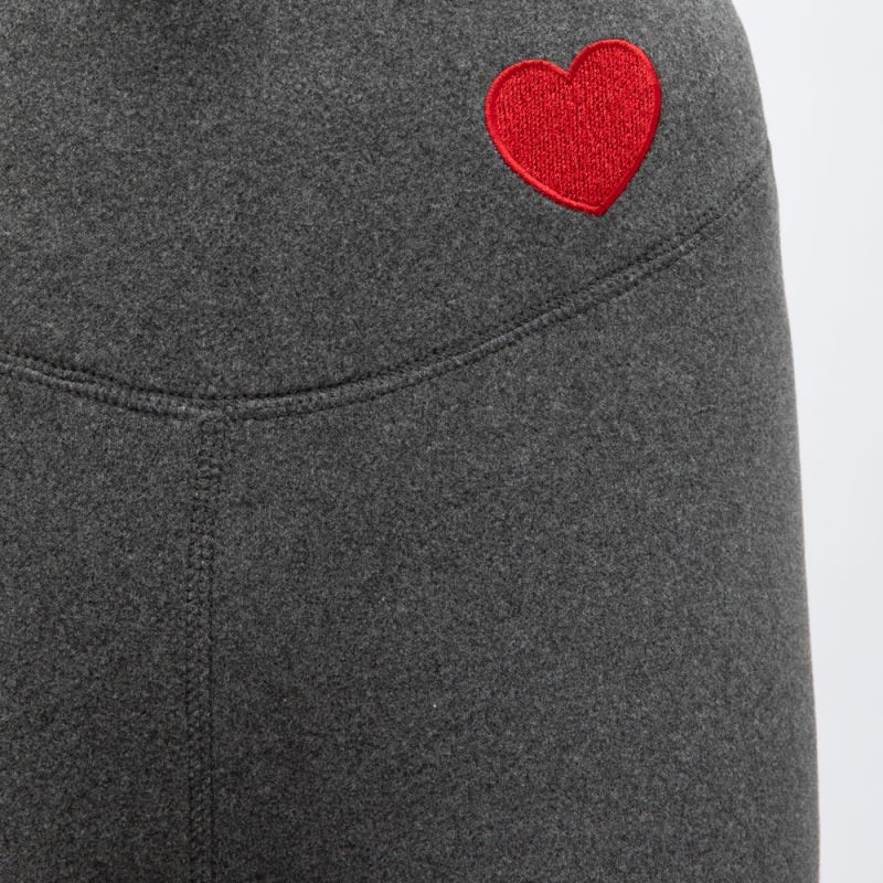 Legging fourré myrta avec coeur brodé rouge Femme CHANTAL THOMASS