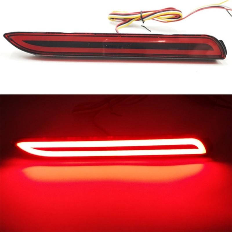 1 Pair Led Rear Bumper Reflector Brake Stop Lights Lamps For Toyota Matrix Lexus
