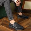Fashion Outdoor Handmade Mens Loafers Genuine Leather Men's Dress Shoes Brand Business Men Shoes All-match Fashion Male Wedding Shoes