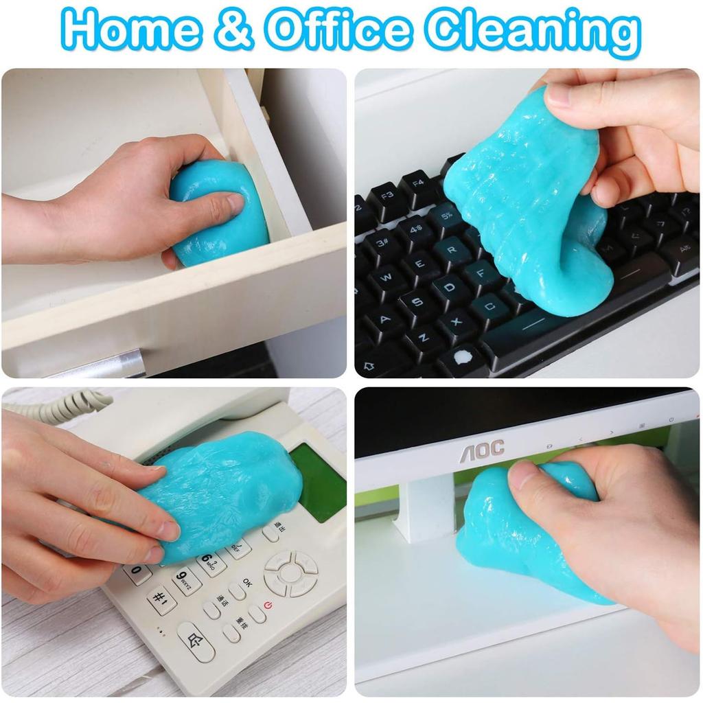 1 buc gel de îndepărtare a prafului, curățare interioară auto, lut magic, instrument general de curățare a tastaturii de birou, accesorii auto
