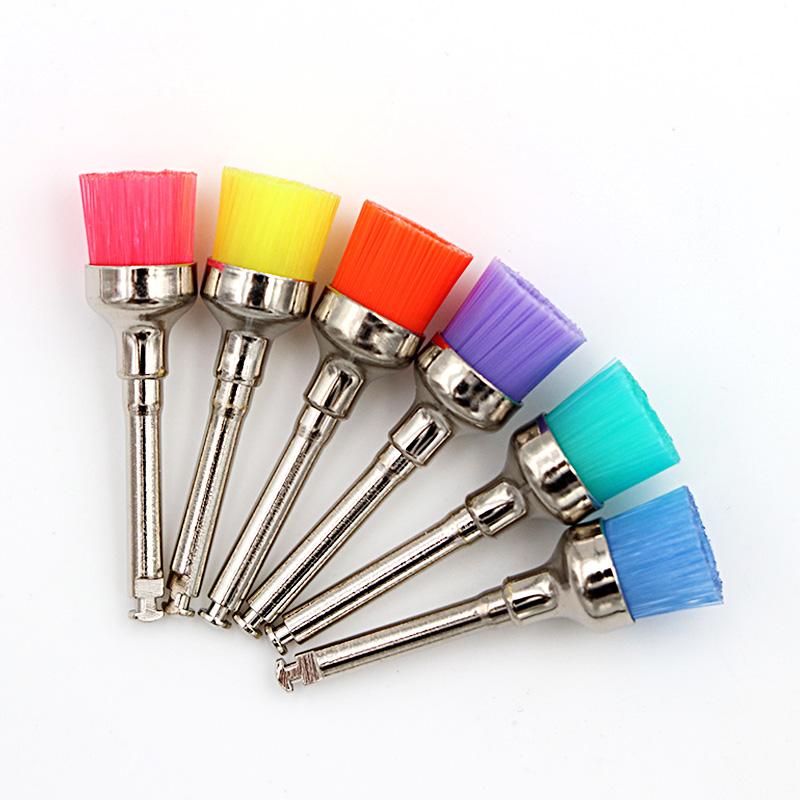 50ks Zubní lešticí kartáček Lešticí hlava Leštěný kalíšek Pro zubaře Bělení Čištění Péče Nástroj na zuby