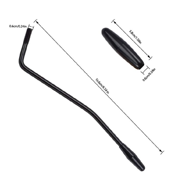Guitar Tremolo Arm Whammy Rod Guitar Thread Tremolo Arm Vibratos Arm Tremolo Stick Replacement with Tip Hat for Guitar