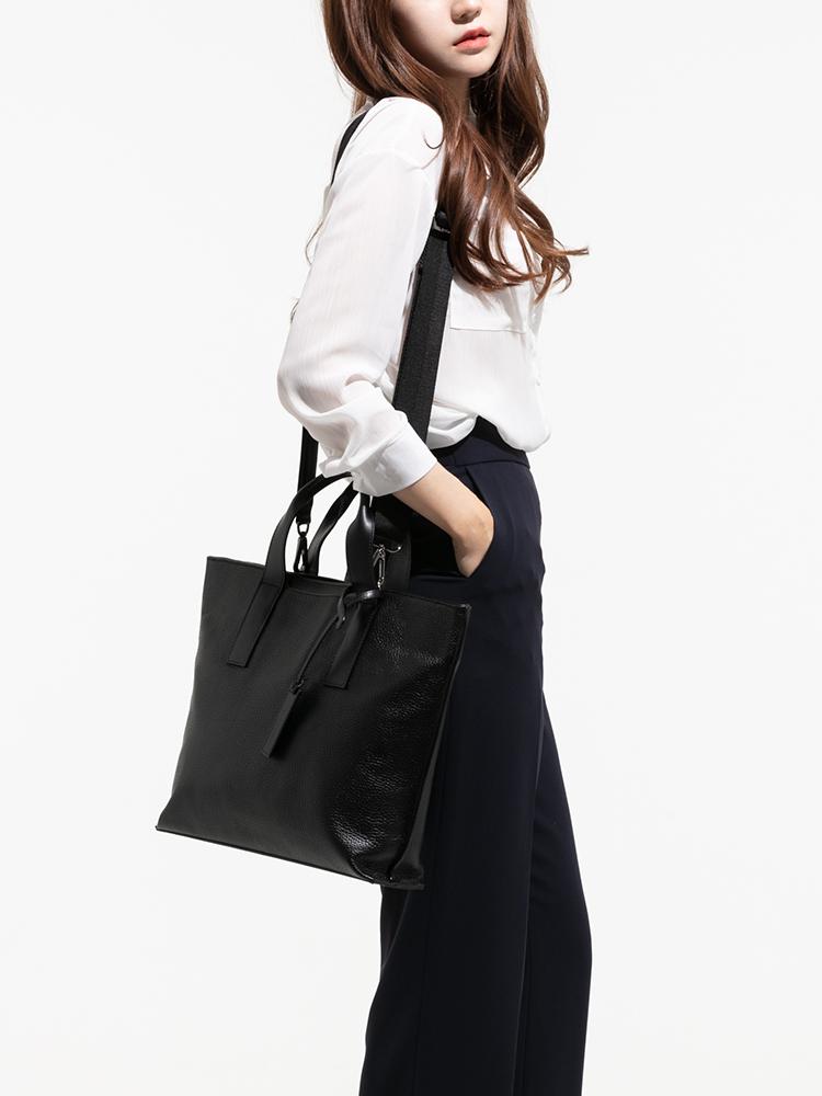 Bedford11Th Unisex Tote/Briefcase Work Tote [Black]
