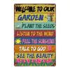 Wall Hanging Metal Sign Decorative Art 20x30cm