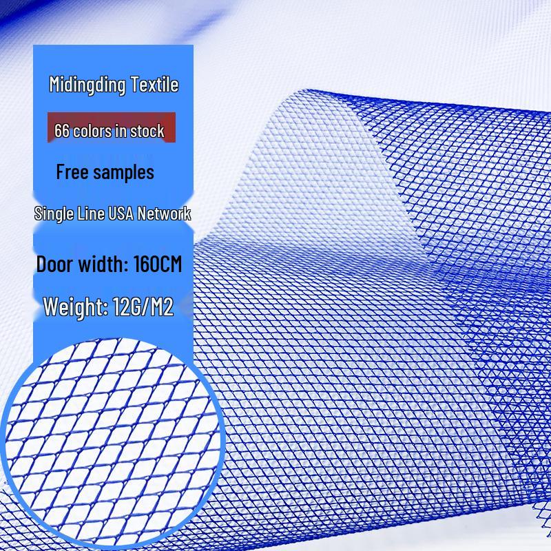 

Children s Soft Mesh Diamond Net Polyester Dress Fabric Custom Width/Color/Weight Available