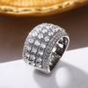 Popular supply, eight hearts and eight arrows, zircon ring for women, fashionable European and American rings.