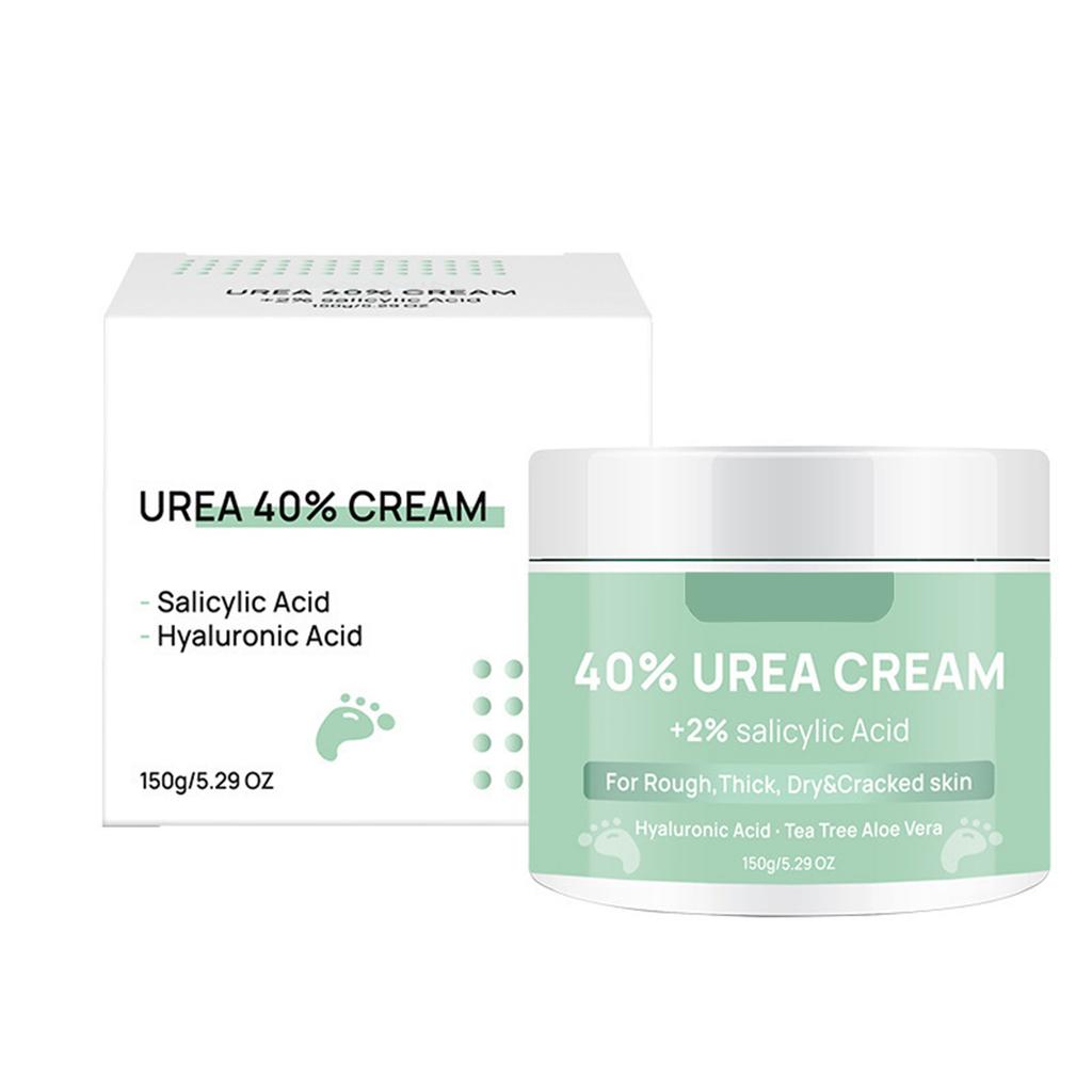 Urea Cream 40% Plus 2% Salicylic Acid, Maximum Strength Foot and Hand Cream for Deep Moisturizing of Rough, Dry, Thick Skin