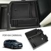 Car Armrest Storage Box for KIA Carnival KA4 2020- 2023 2024 2025 Center Console Holder Tray Stwoing Organizer Plate Accessories