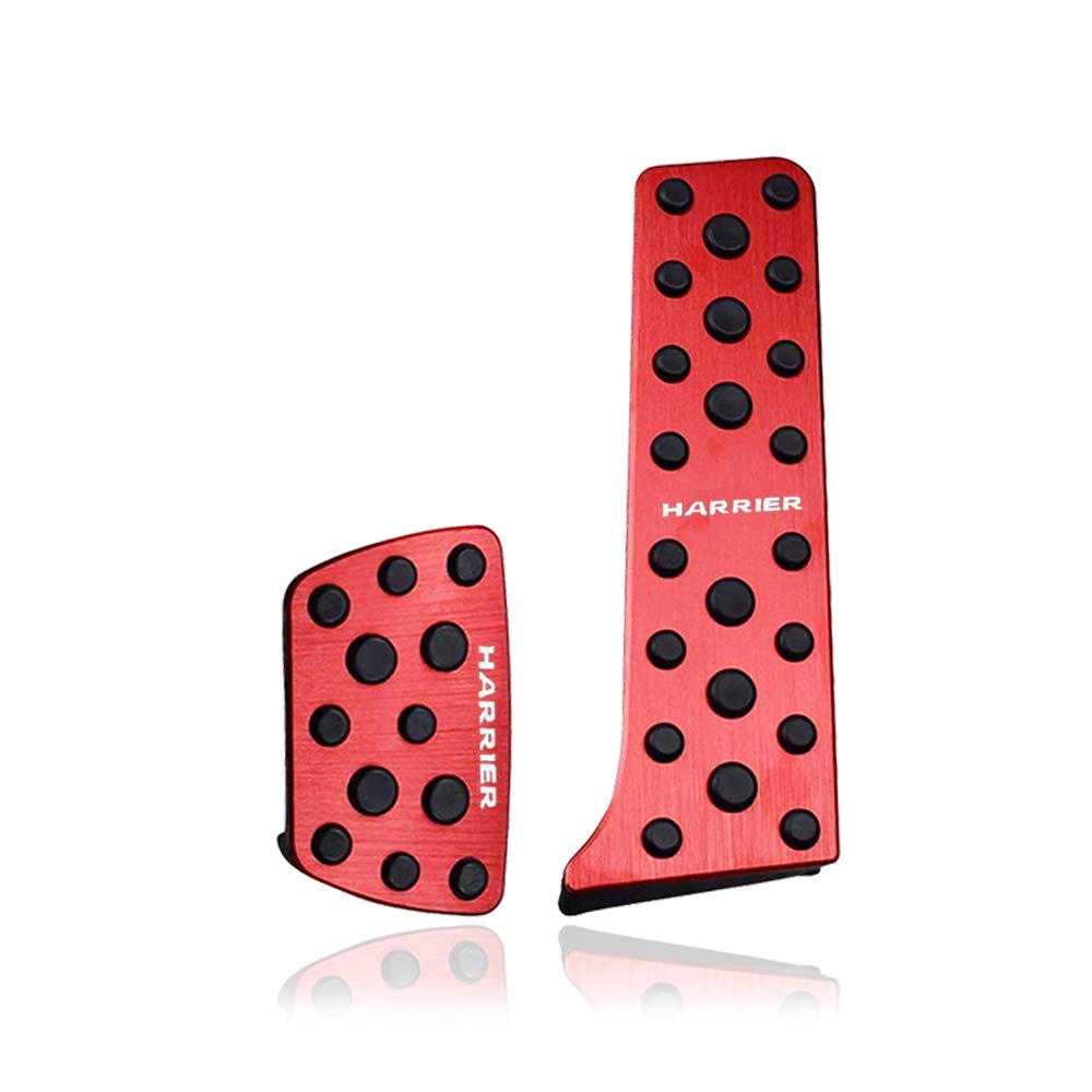 

LEXLEYS устанавливается после New Harrier 80 series 2020 Алюминиевая педаль акселератора и тормоза крышка Не требуются инструменты Логотип HAIRRER в комплекте Круглая резина