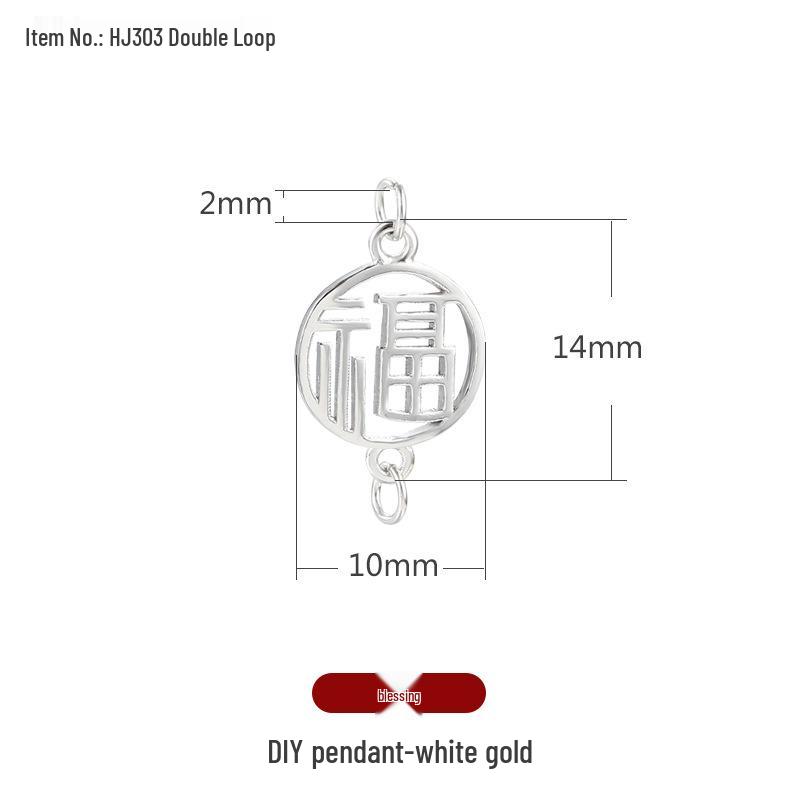

Золотой филигранный текстовый кулон-браслет: Удача, Счастье, Мир, Здоровье DIY Аксессуар