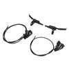 4 Piston Dual Drive Oil Brake 850mm Front 1550mm Rear Levers Hydraulic Disc Brakes for Mountain Cycling