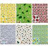 12pcs Diy Handmade Cotton Patchwork Fabric Set Fruit Pattern For Diy Scrapbooking Art Craft Sewing