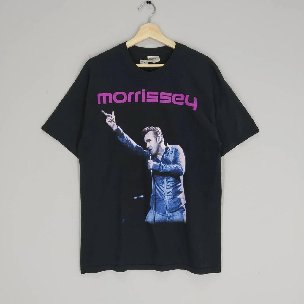 Vintage Morrissey Alternative Rock Indie Band Promo Music T Shirt Size L
