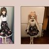 Rakulifey BJD Doll Set Set Doll 1/4 Dress-up (Hair Accessory, Dress, Skirt) - 3-Piece (1/4 Outfit)