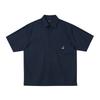 Pocket Half Shirt Navy 7075
