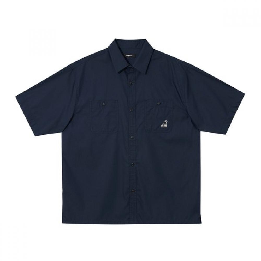 Kangol Pocket Half Shirt Navy 7075 ME