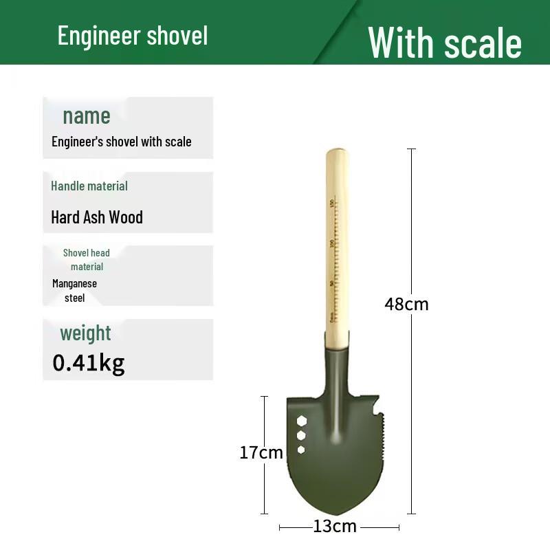 Lixin Heavy-Duty Manganese Steel Square Shovel